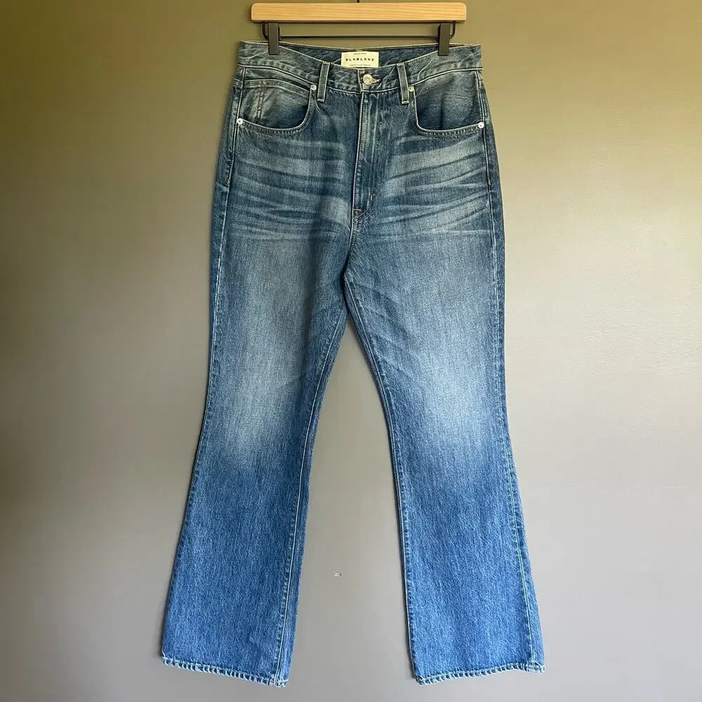 SLVRLAKE‎ Charlotte High Rise Boot Cut Jeans in Tucson Size 31 Flare Rigid Denim